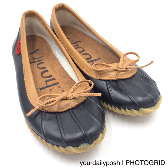 duck boot flats